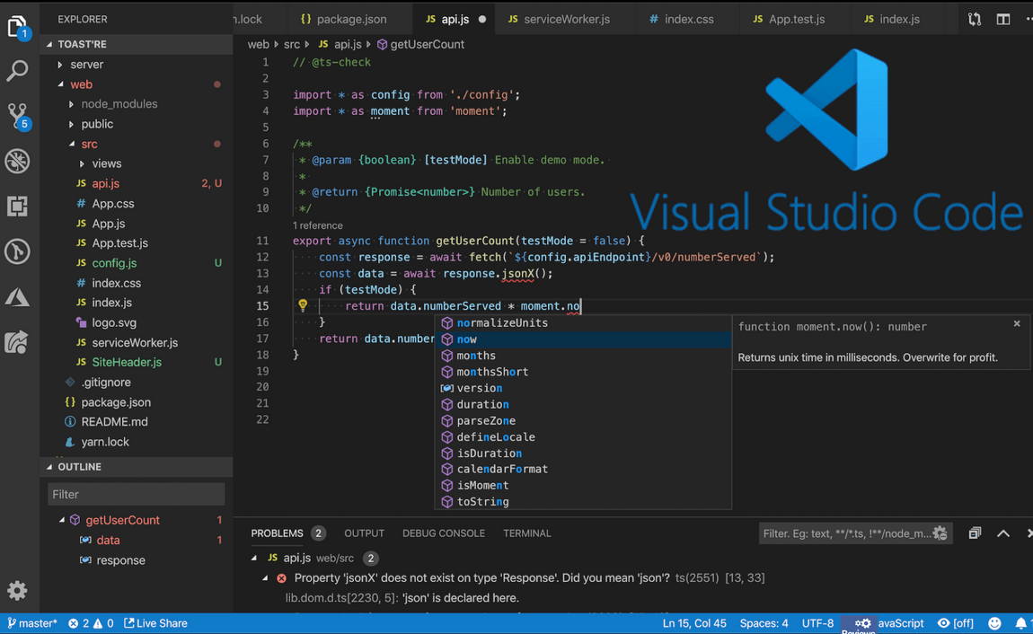 image visual studio code